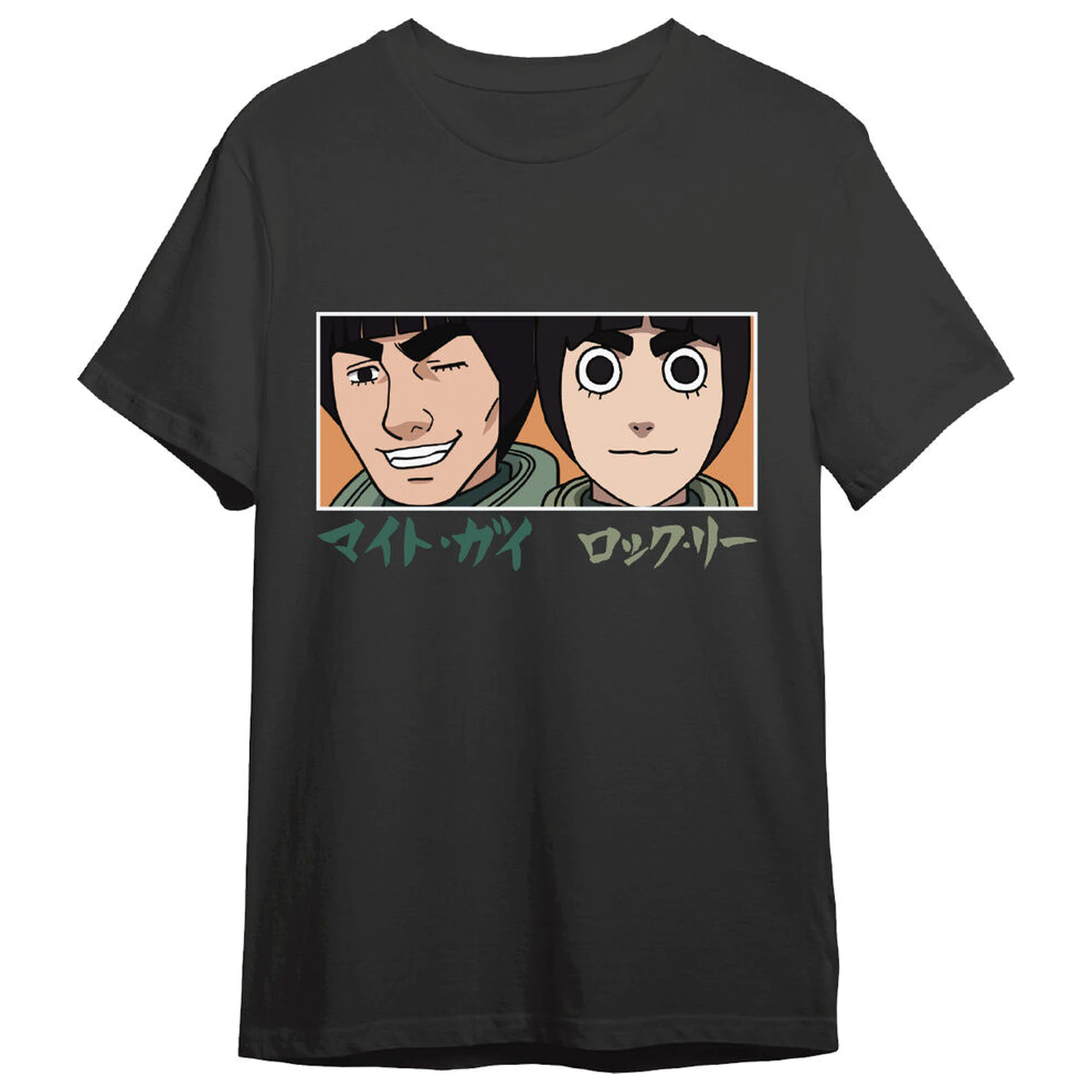 Naruto Shippuden Guy Sensei & Rock Lee Eyes felnőtt póló termékfotó