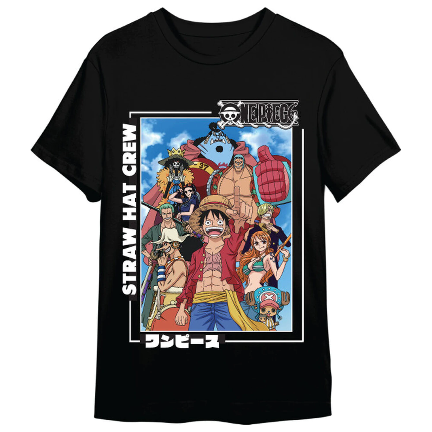 One Piece Straw Hat Crew felnőtt póló termékfotó