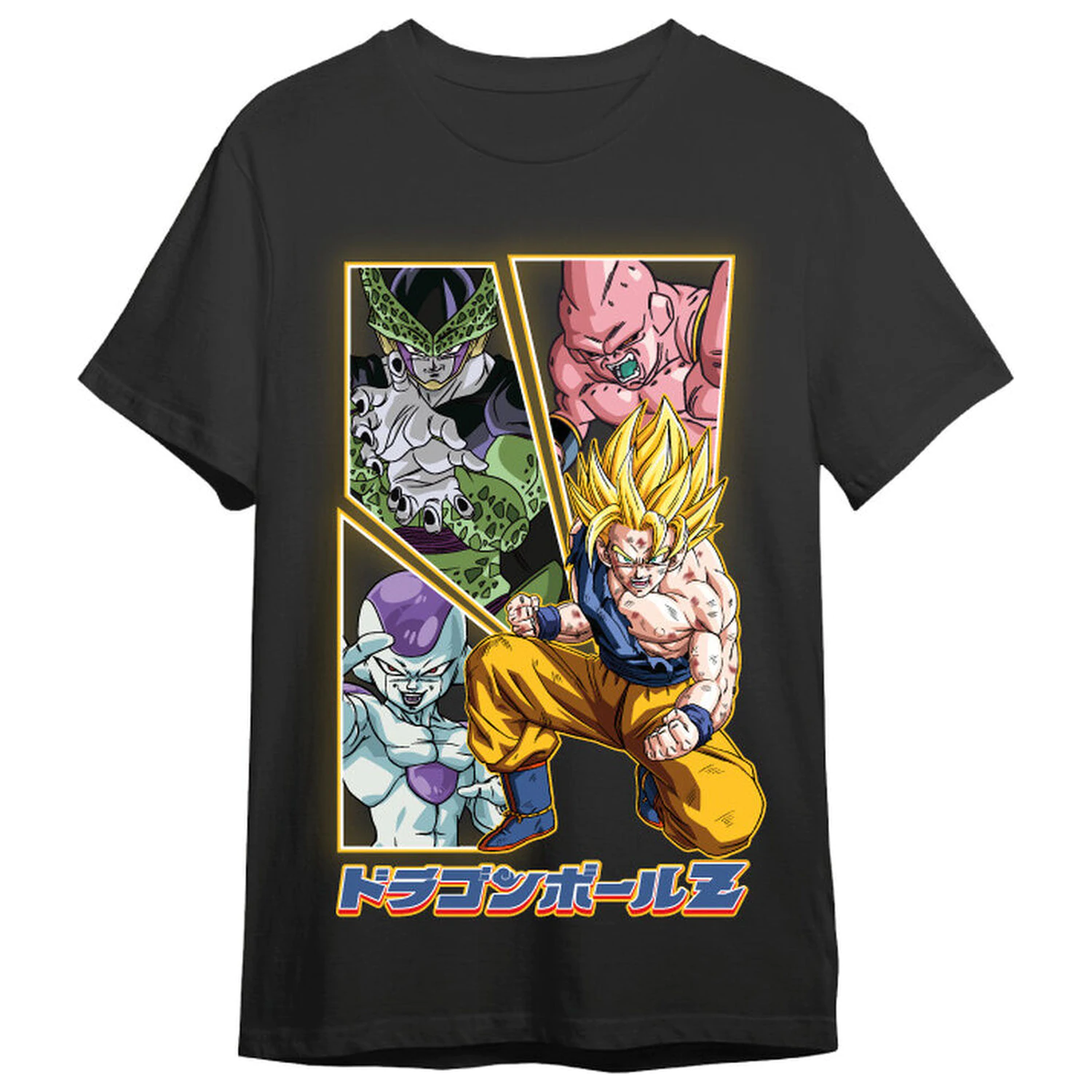 Dragon Ball Z Villains & Goku felnőtt póló termékfotó