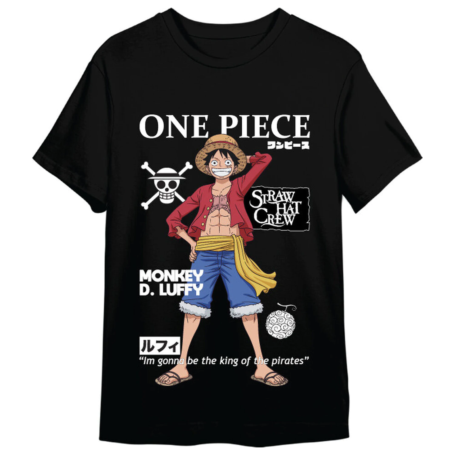 One Piece Monkey D. Luffy felnőtt póló termékfotó