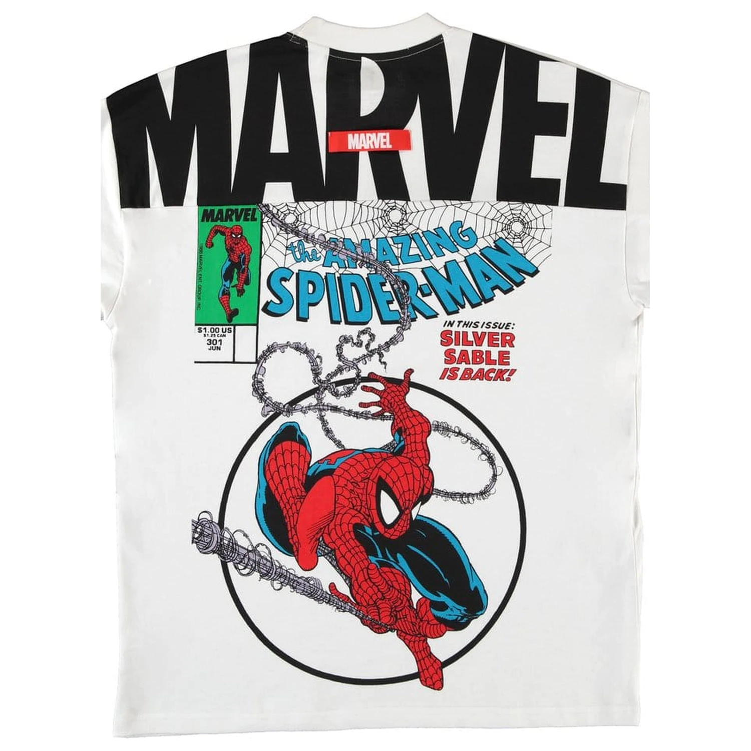Marvel Spider Man Split Comic póló  termékfotó