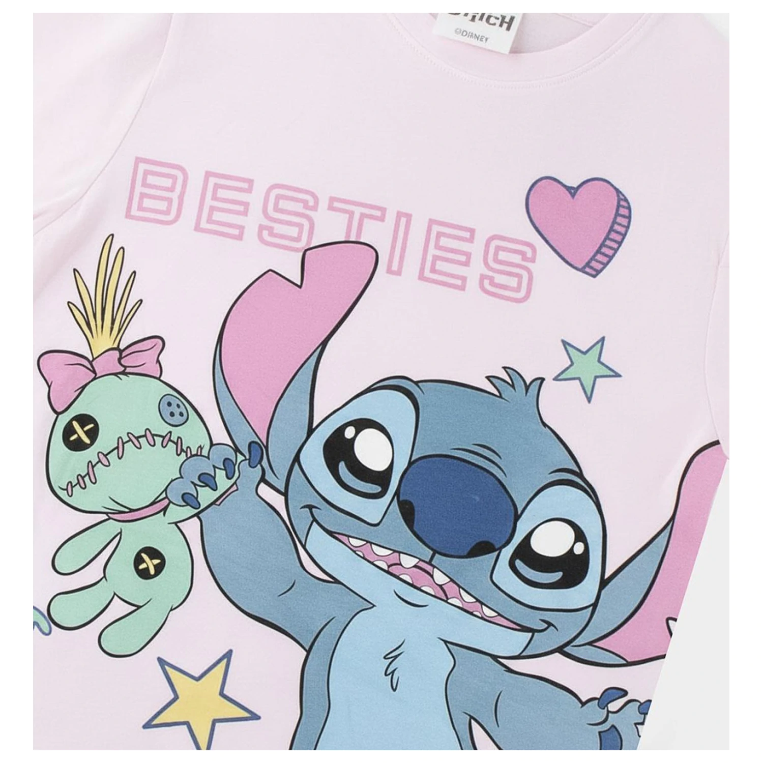 Stitch Besties gyerek rövid póló, felső termékfotó