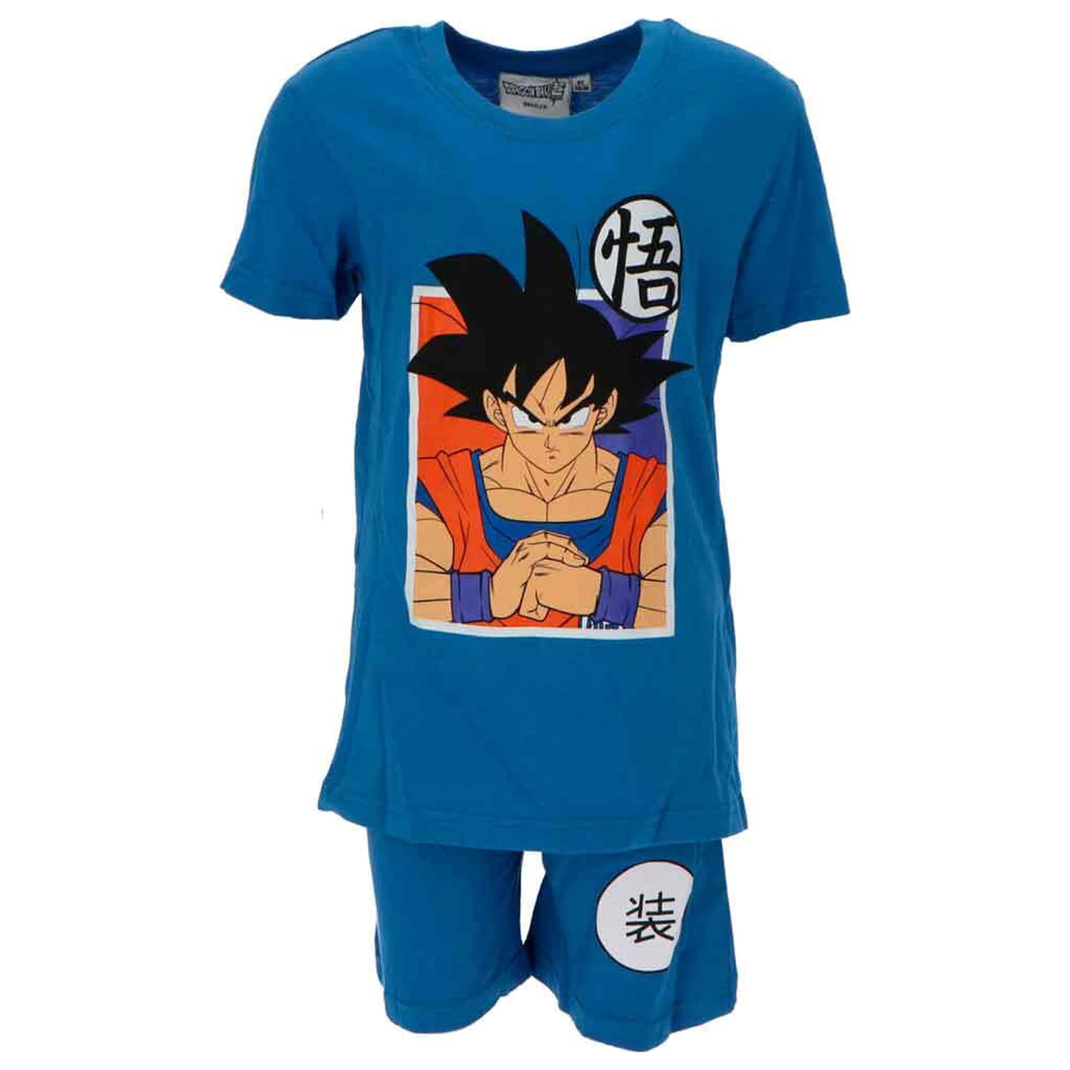 Dragon Ball Saiyan Blue gyerek rövid pizsama  termékfotó