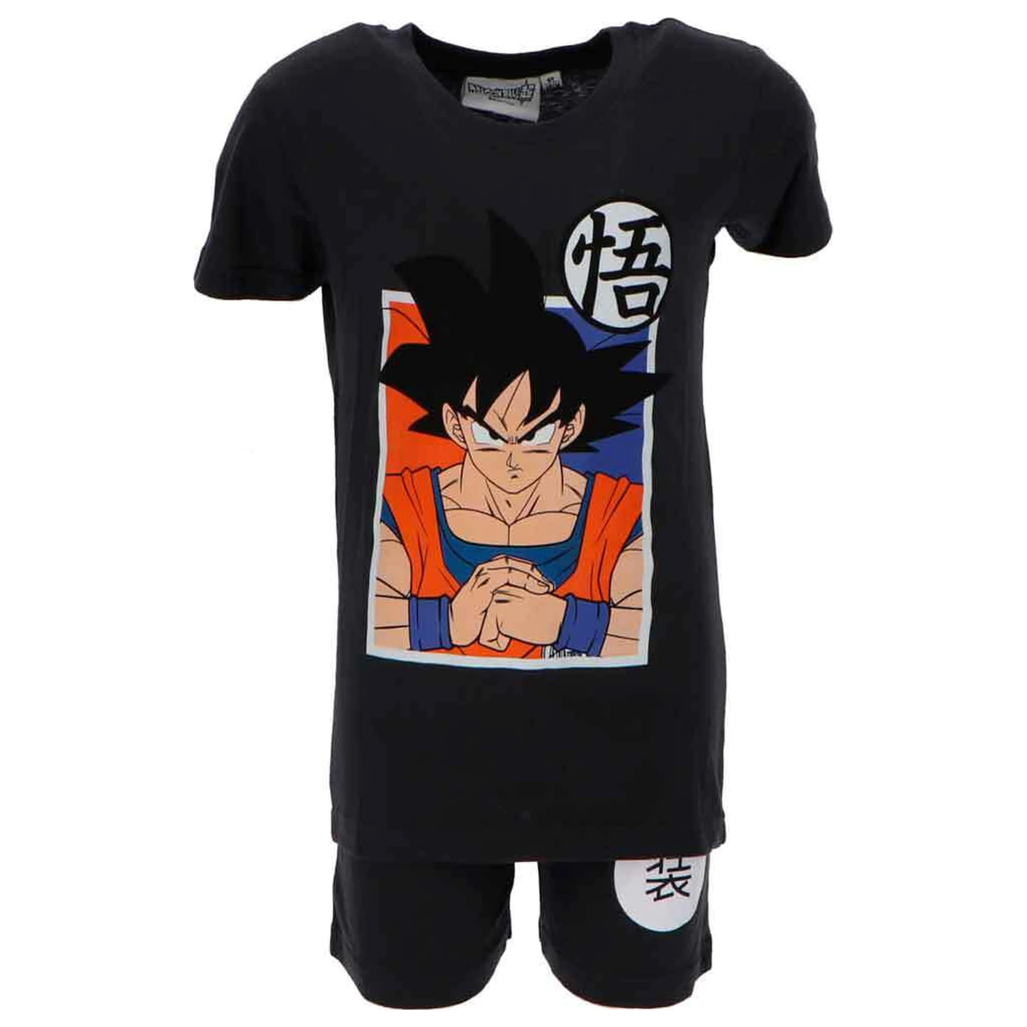 Dragon Ball Saiyan Black gyerek rövid pizsama termékfotó