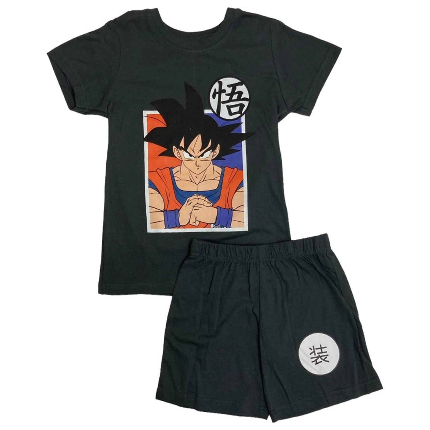 Dragon Ball Saiyan Black gyerek rövid pizsama termékfotó