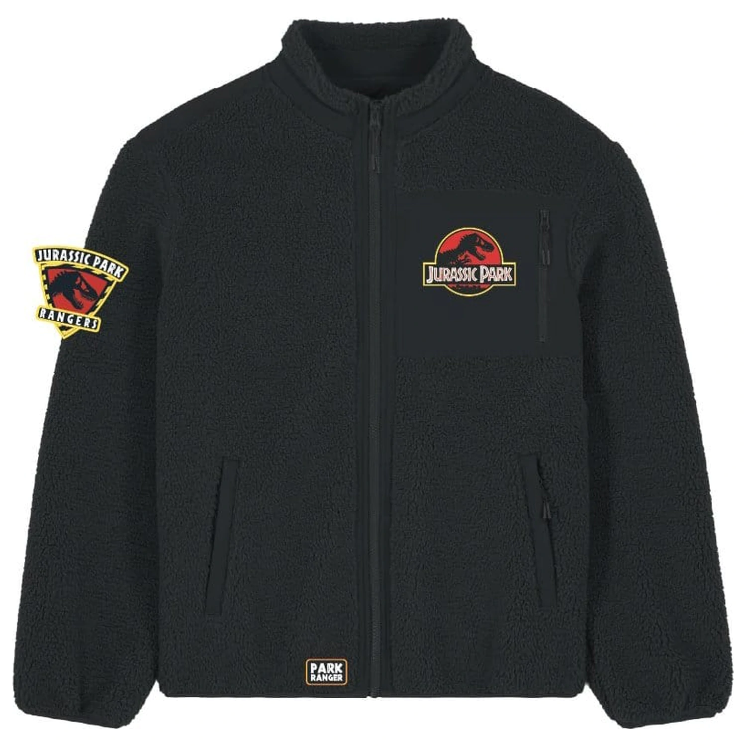 Jurassic Park Logo Sherpa kabát dzseki termékfotó