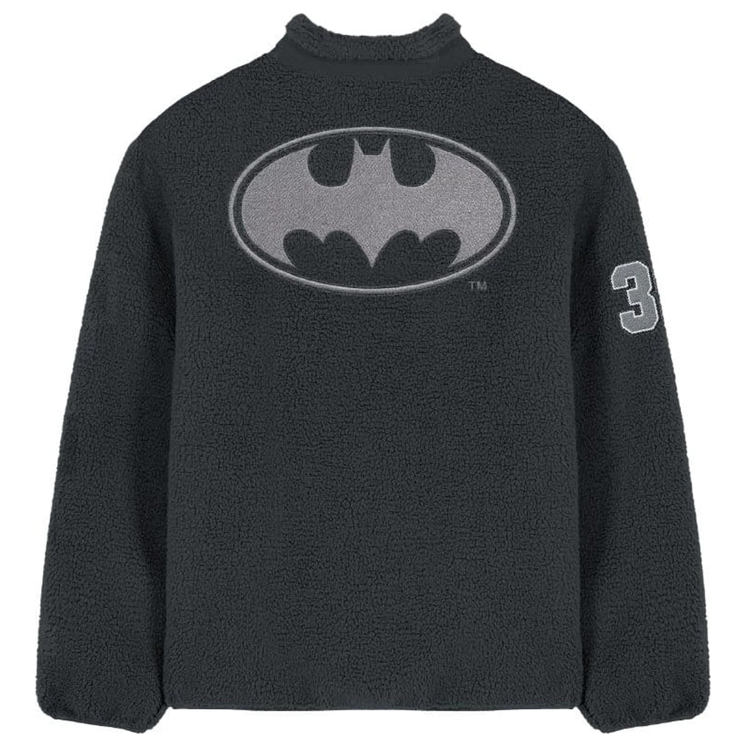 DC Comics Batman Logo Sherpa kabát dzseki termékfotó