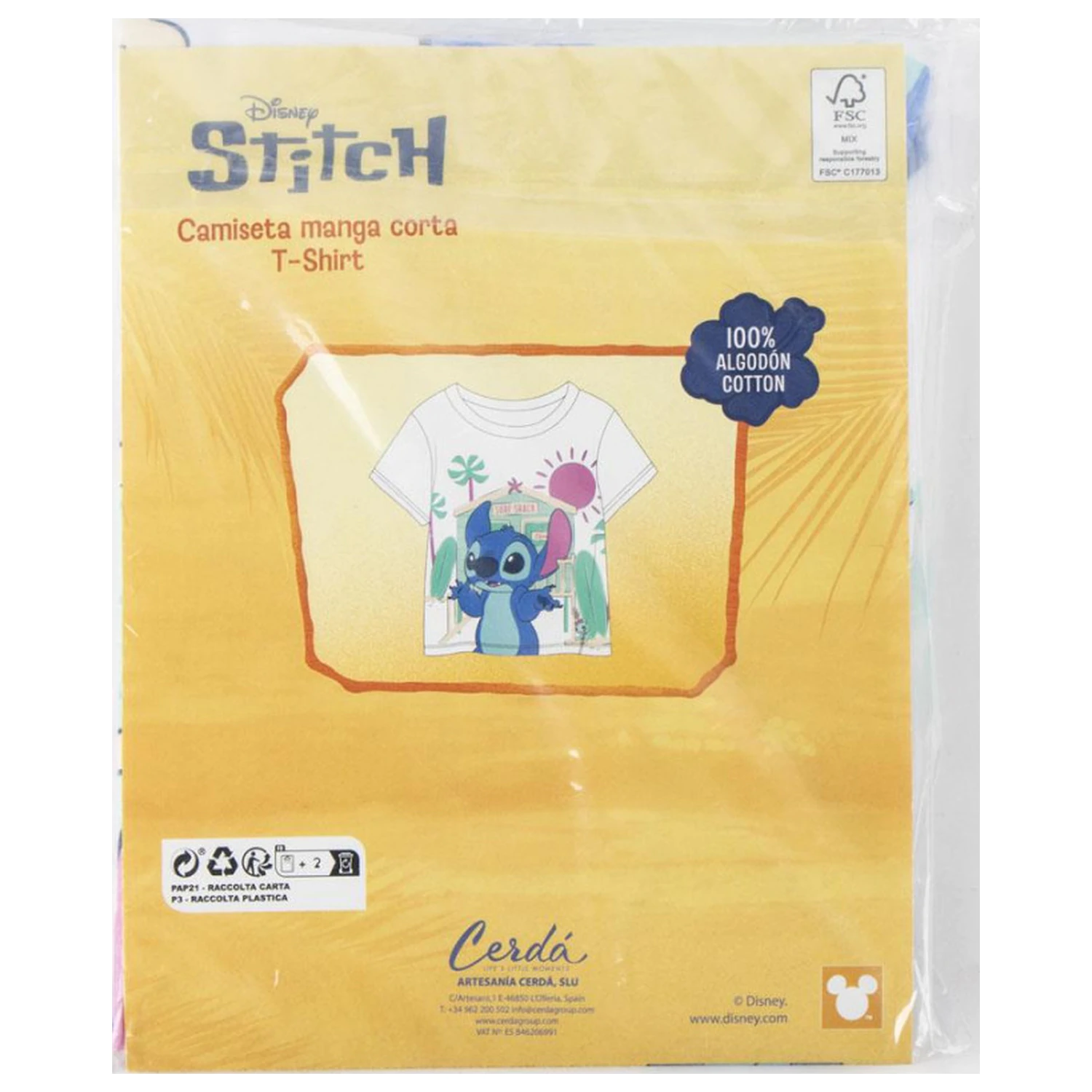 Stitch's Surf Shack gyerek rövid ujjú póló felső termékfotó