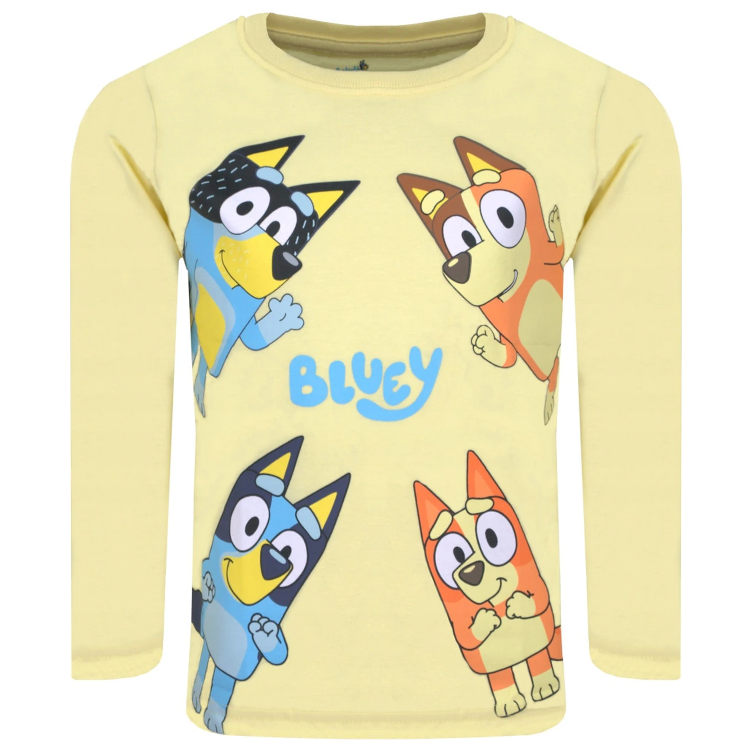 Bluey Let's Do Yellow gyerek hosszú póló, felső  termékfotó