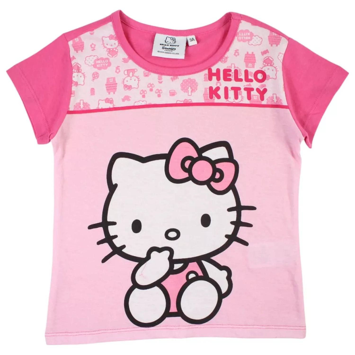 Hello Kitty Cutie Pink gyerek rövid pizsama termékfotó