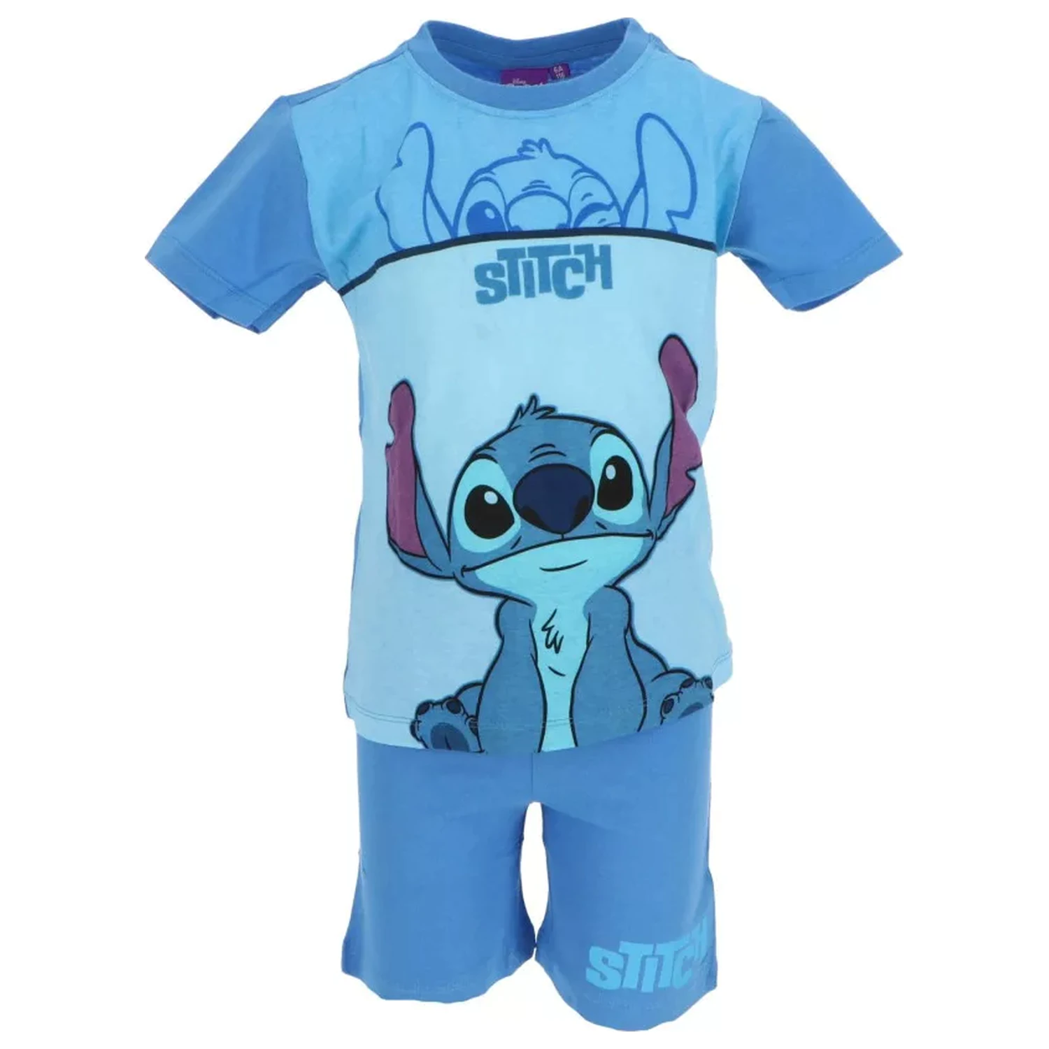 Lilo & Stitch Sweet Light Blue gyerek rövid pizsama termékfotó