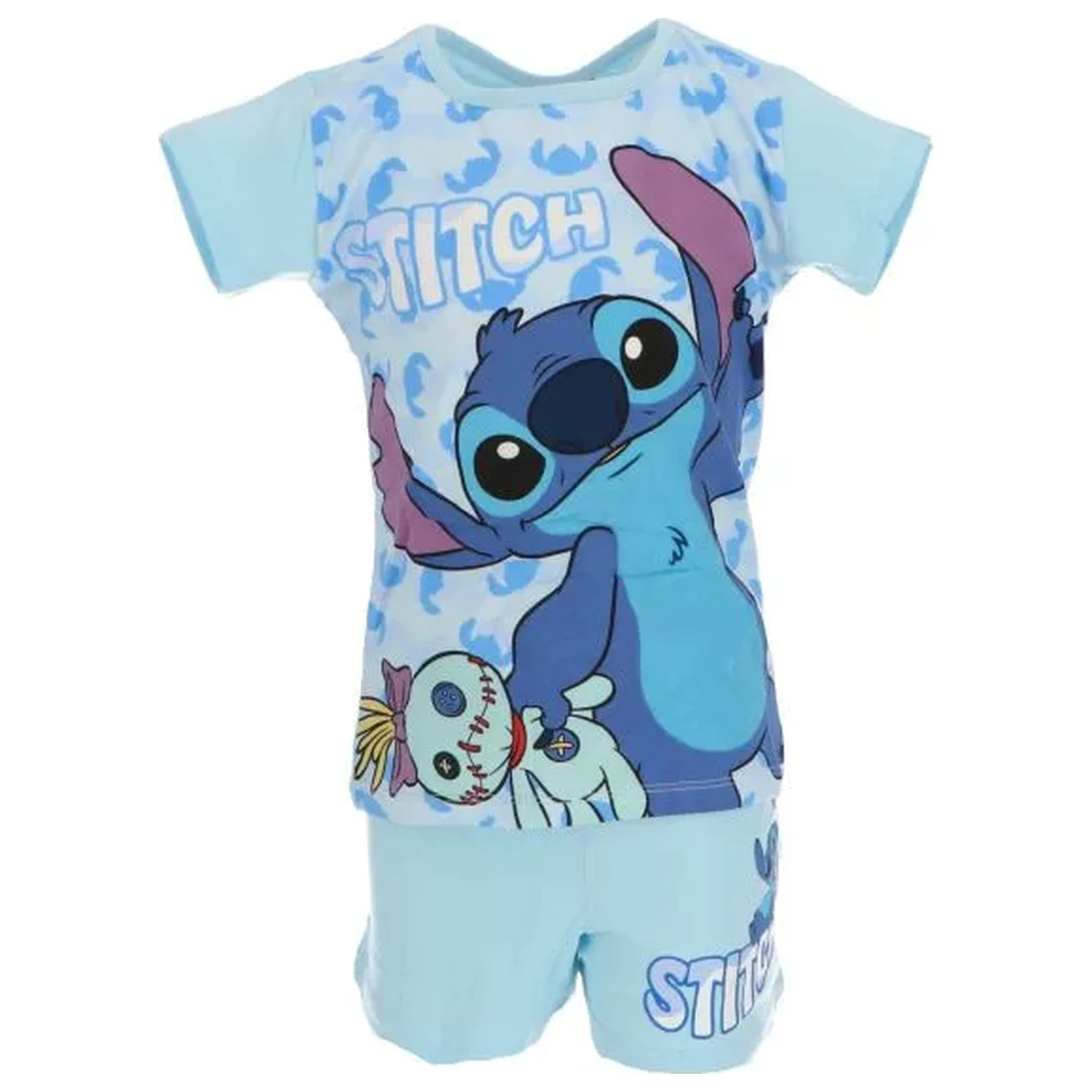 Stitch Scrump Blue rövid gyerek pizsama termékfotó