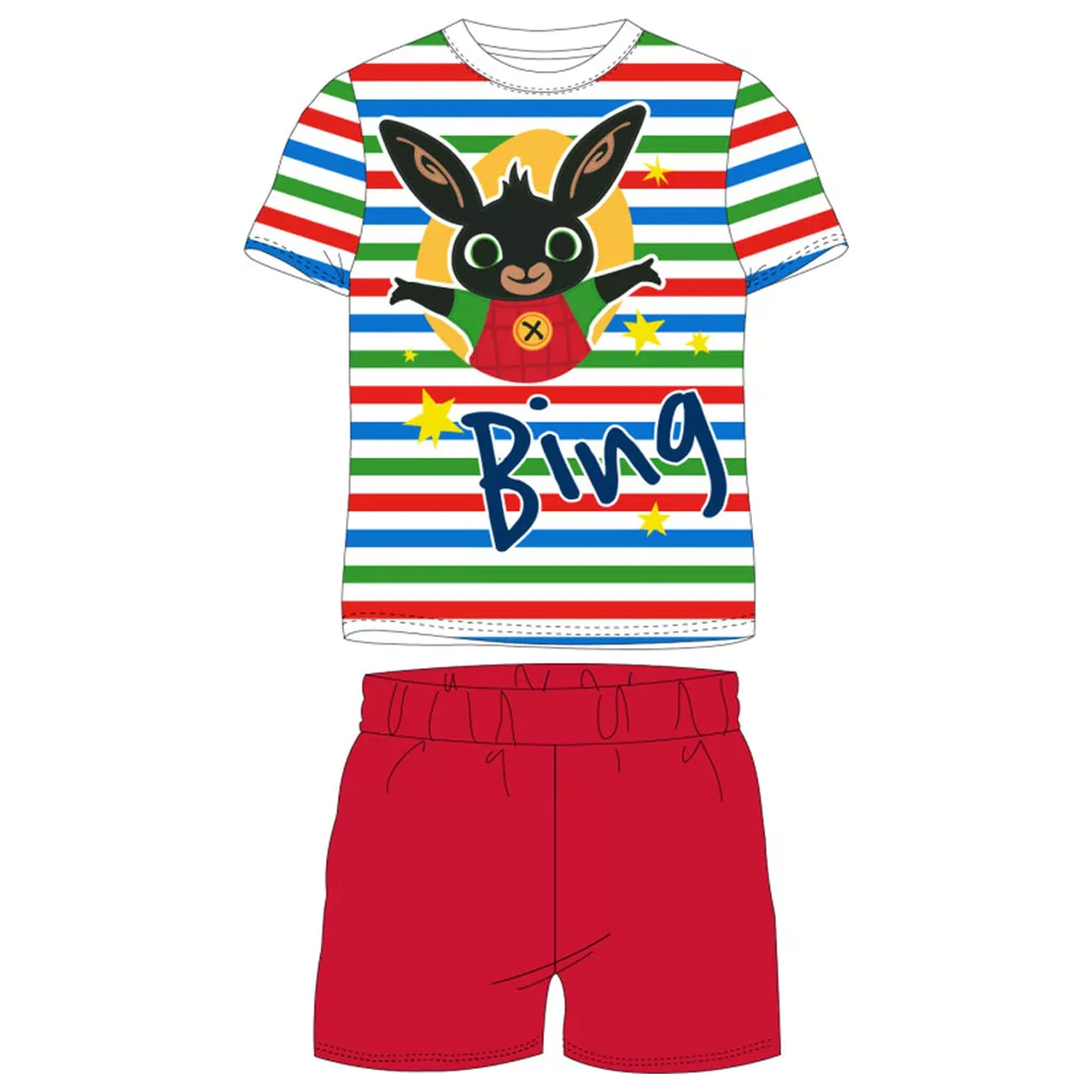 Bing Striped gyerek rövid pizsama  termékfotó