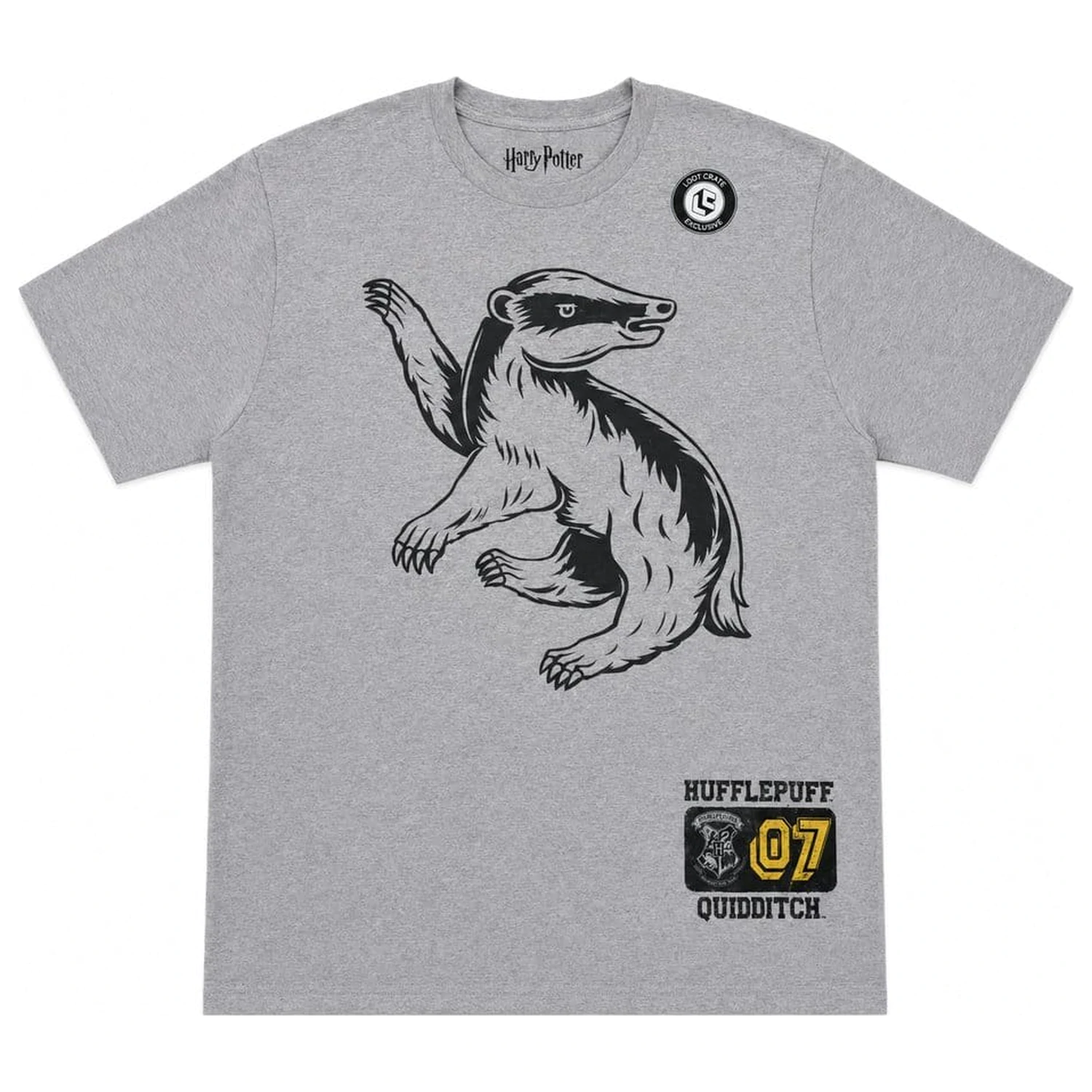 Harry Potter Hufflepuff 07 Quidditch Badger póló  termékfotó