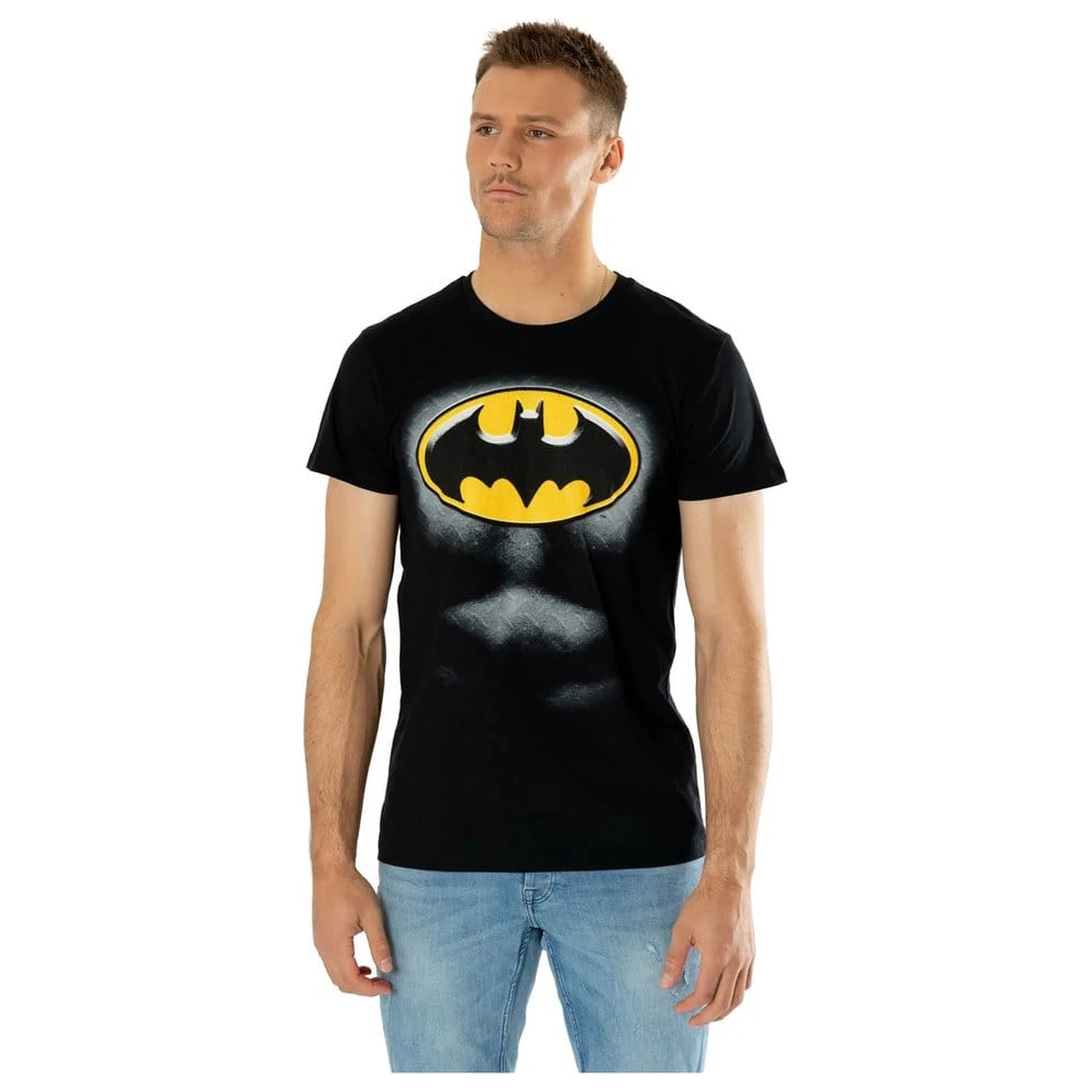 DC Comics Batman Logo Ripped Bevel póló  termékfotó