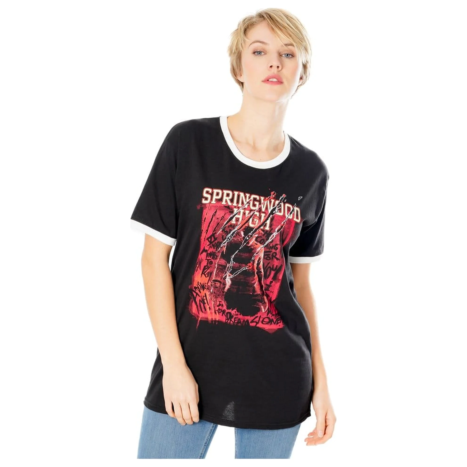 A Nightmare on Elm Street Springwood High póló  termékfotó