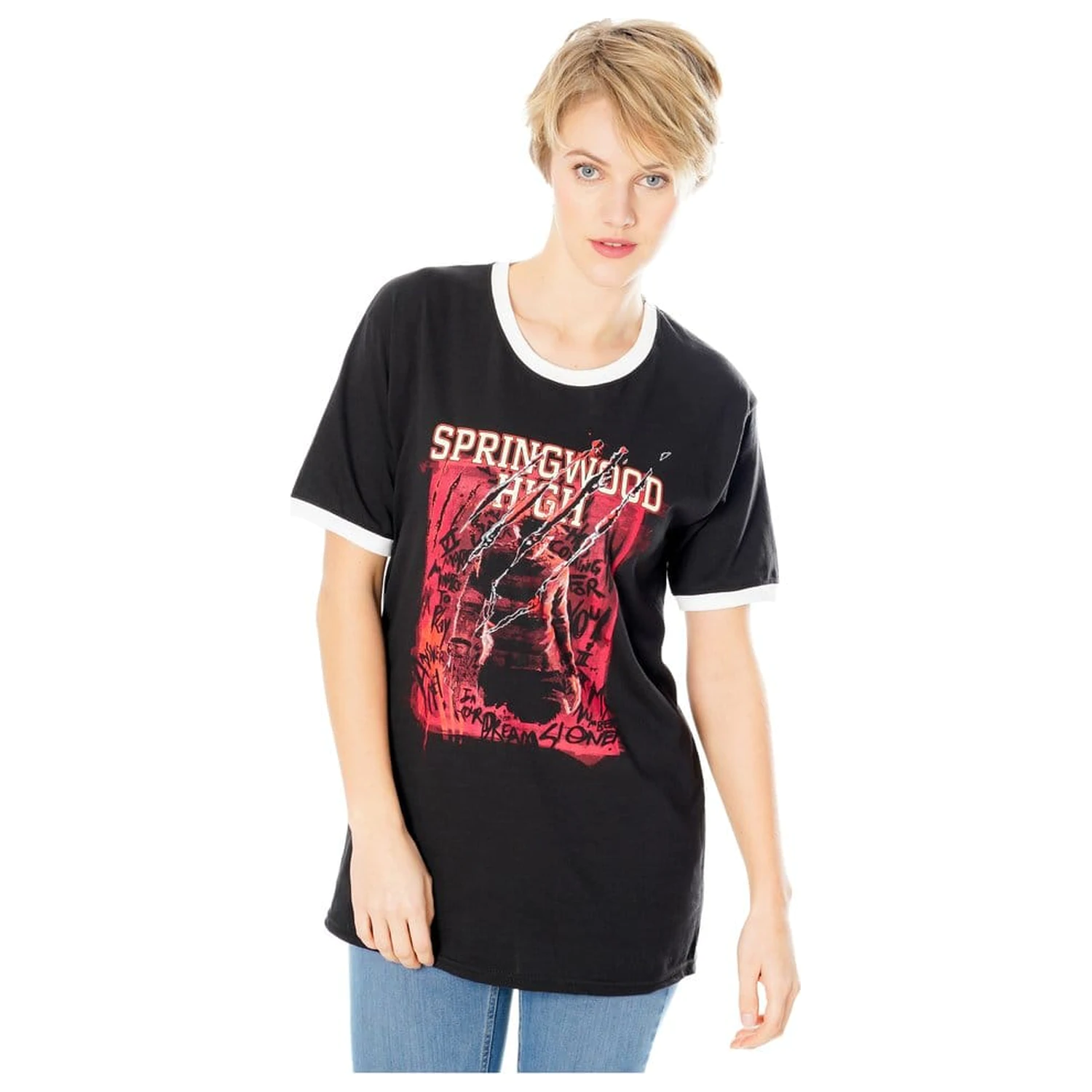 A Nightmare on Elm Street Springwood High póló  termékfotó