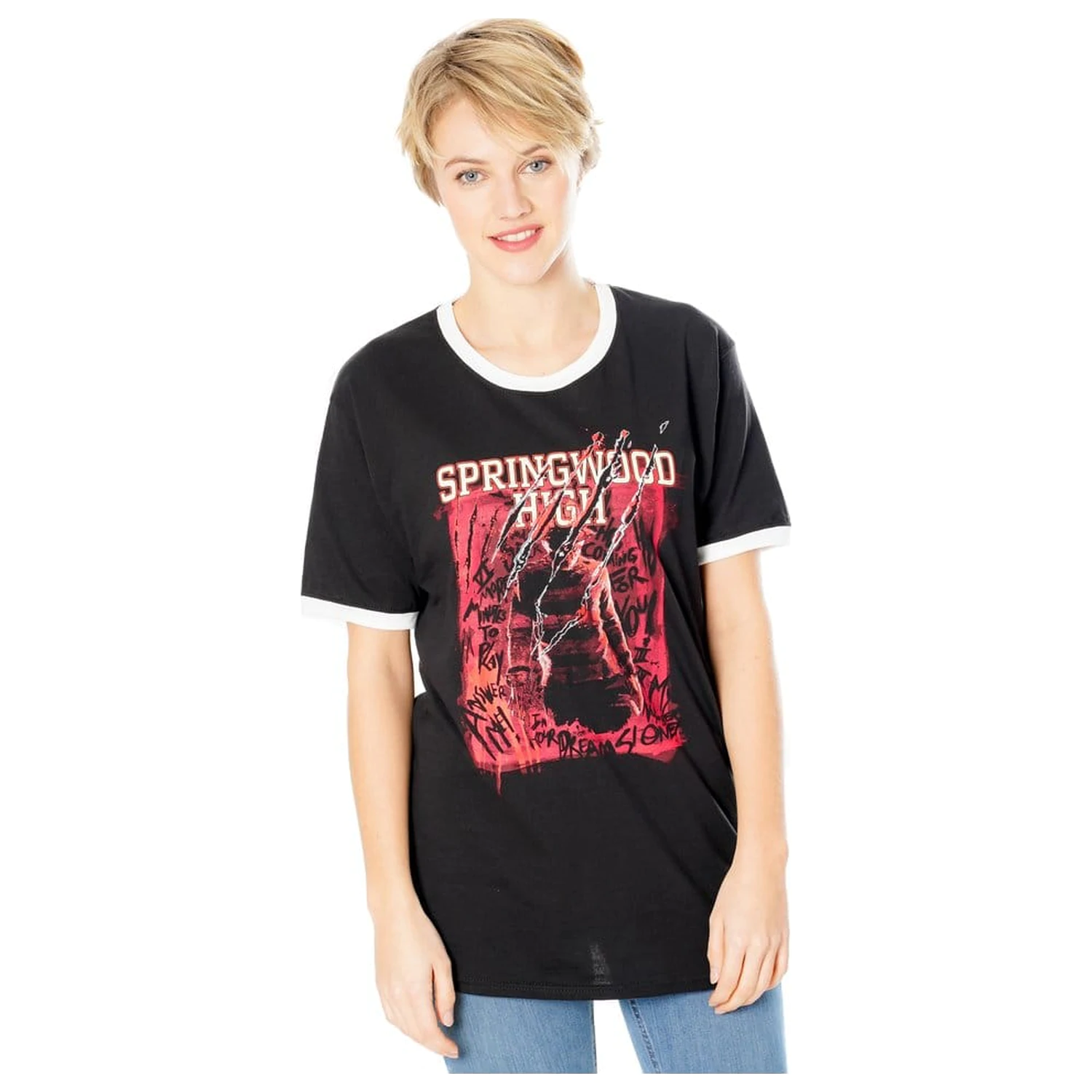 A Nightmare on Elm Street Springwood High póló  termékfotó