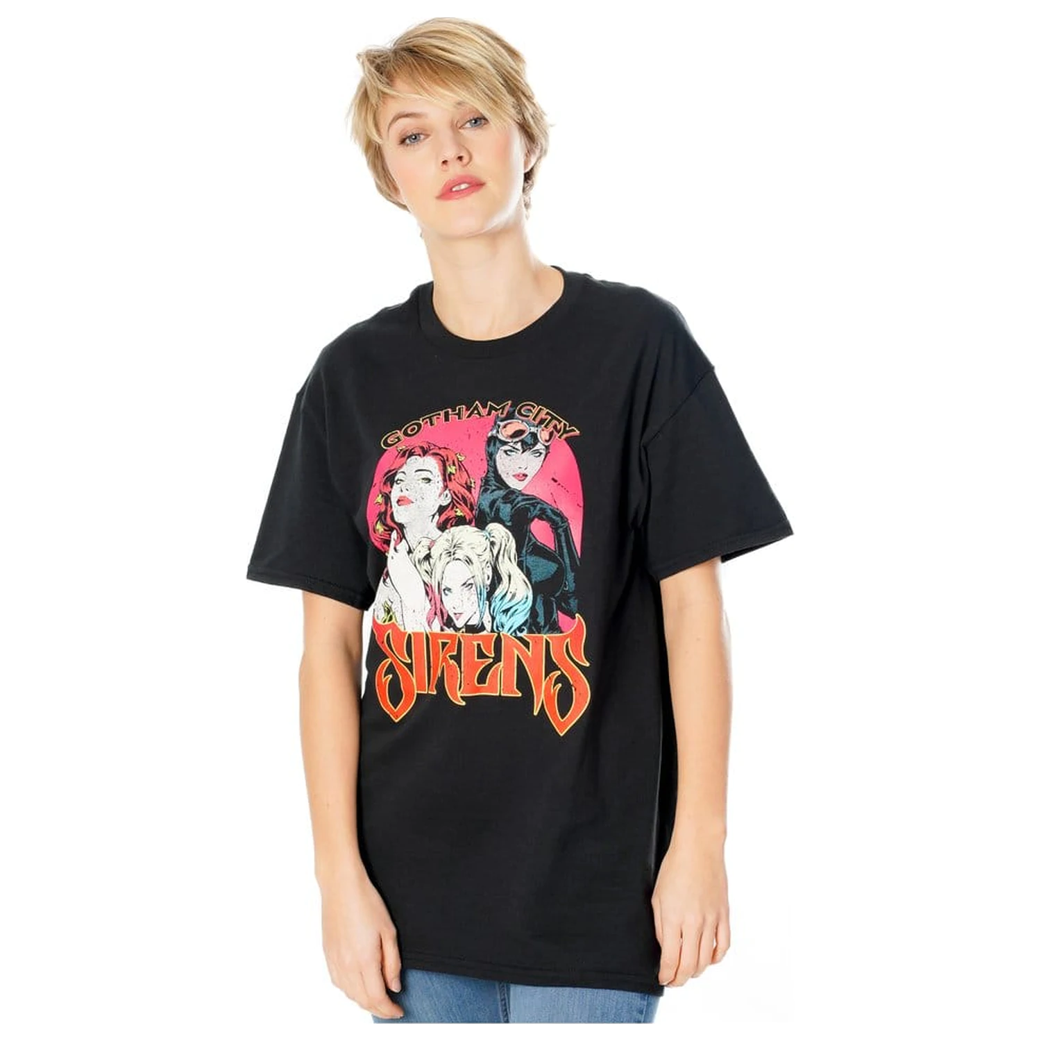 Gotham City Sirens Poster Vintage póló  termékfotó