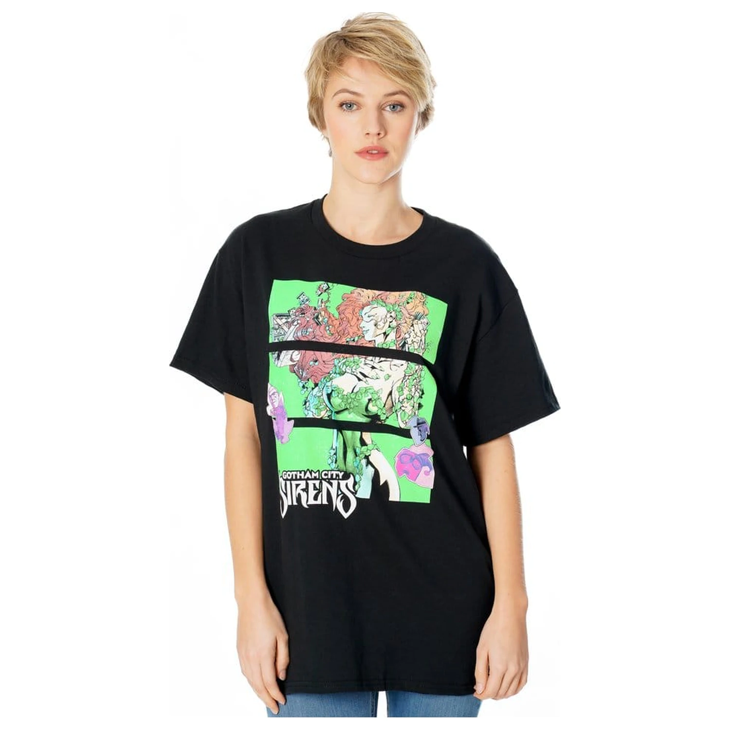 Gotham City Sirens Poison Ivy Sirens Cash Black póló  termékfotó