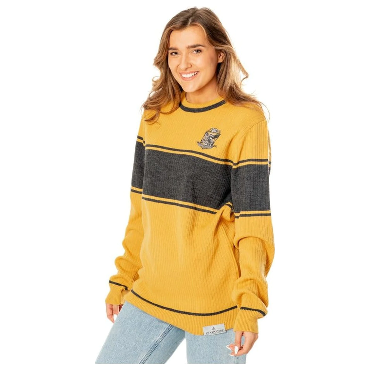 Harry Potter Hufflepuff Varsity pulóver  termékfotó