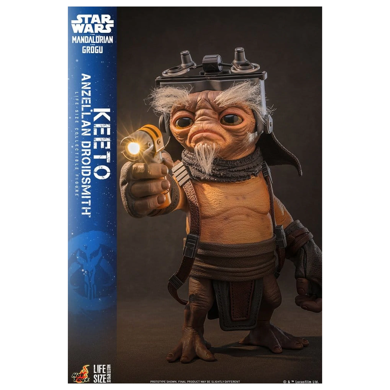 Star Wars: The Mandalorian & Grogu Life-Size Masterpiece Keeto (Anzellan Droidsmith) életnagyságú figura 26 cm termékfotó