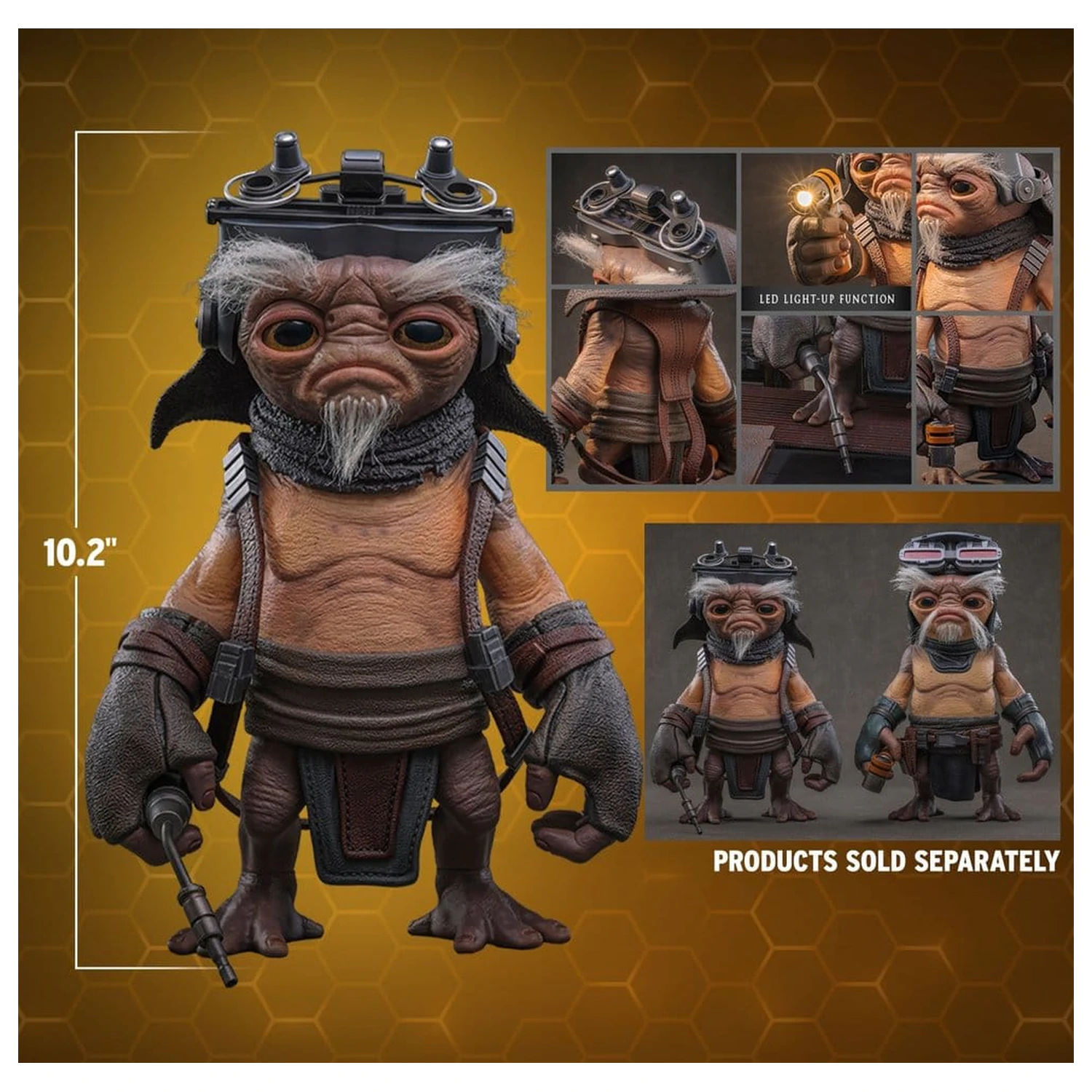 Star Wars: The Mandalorian & Grogu Life-Size Masterpiece Keeto (Anzellan Droidsmith) életnagyságú figura 26 cm termékfotó