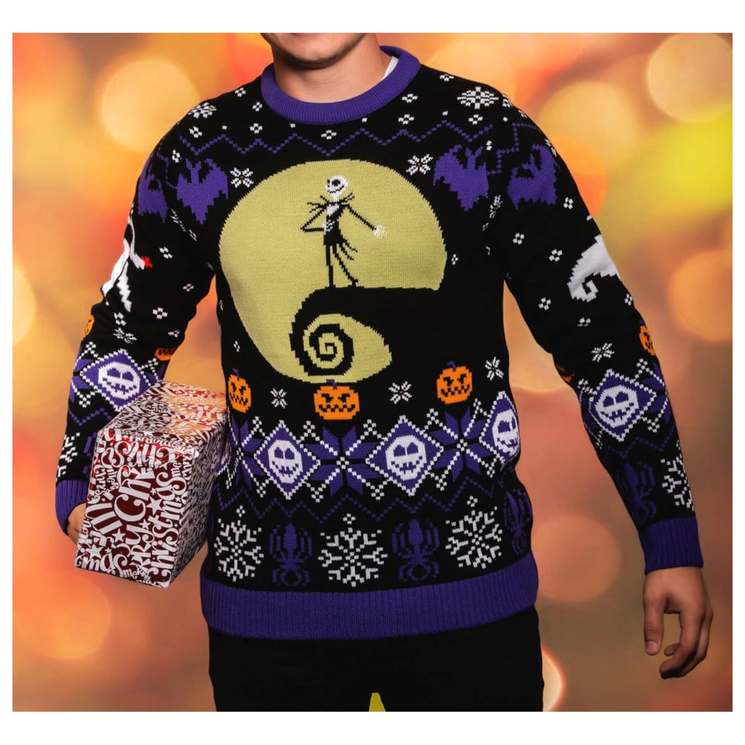Nightmare Before Christmas karácsonyi pulóver 8-bit termékfotó