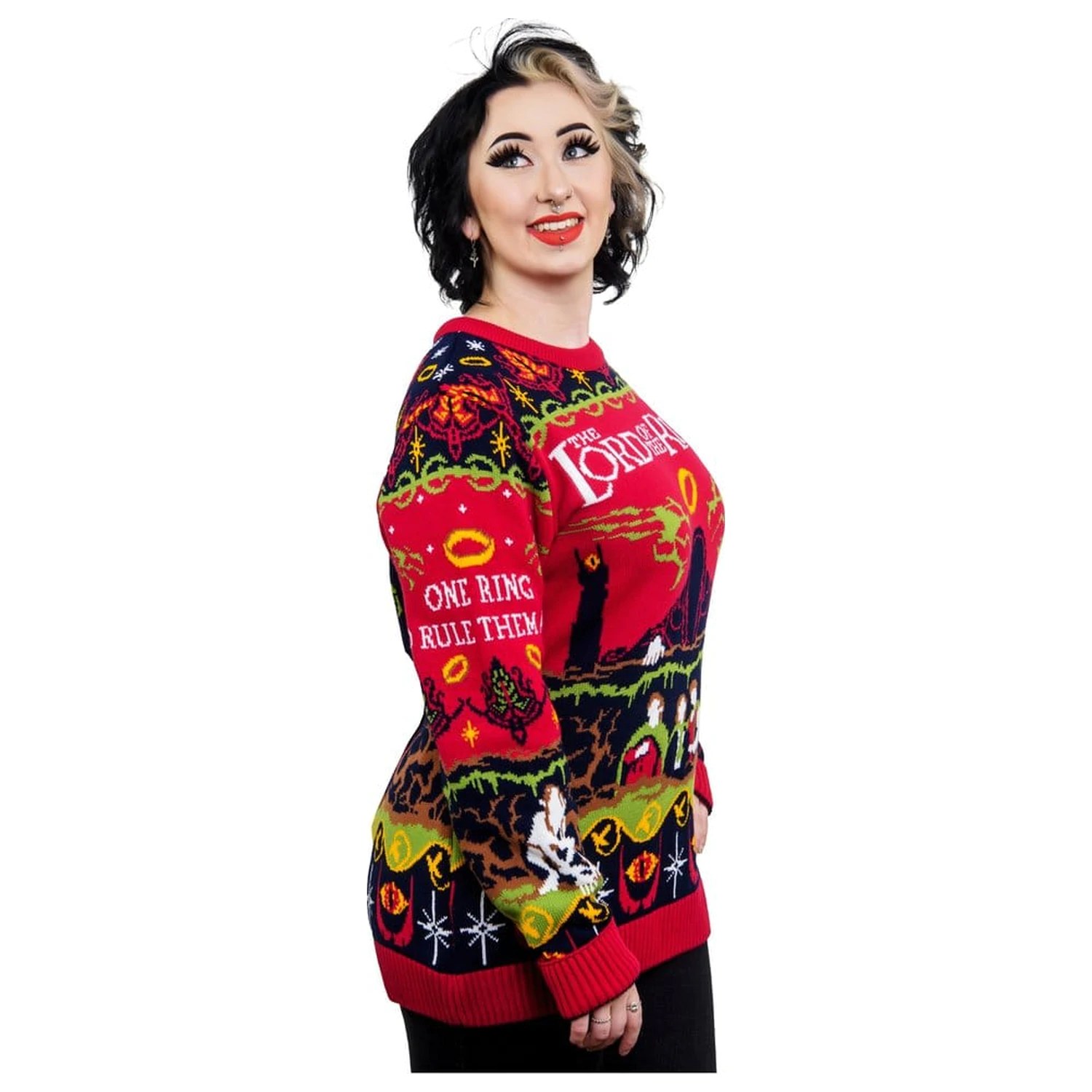 Lord Of The Rings karácsonyi pulóver One Sweater To Rule Them All termékfotó
