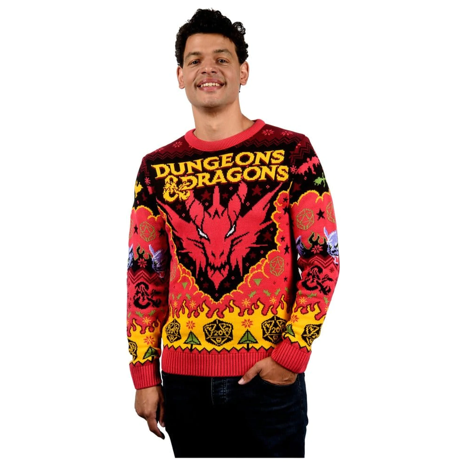 Dungeons & Dragons karácsonyi pulóver termékfotó