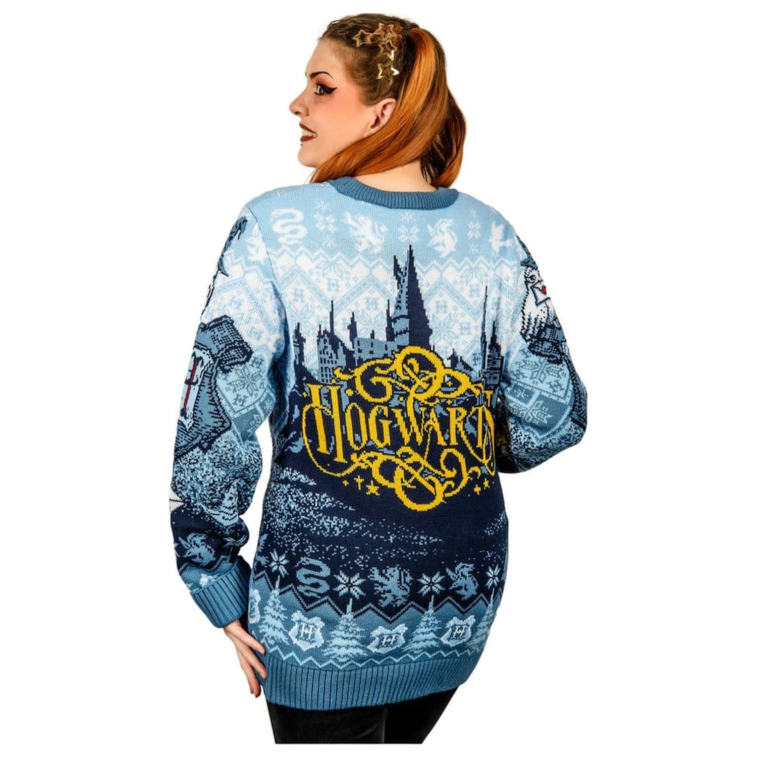 Harry Potter Hogwarts karácsonyi pulóver termékfotó