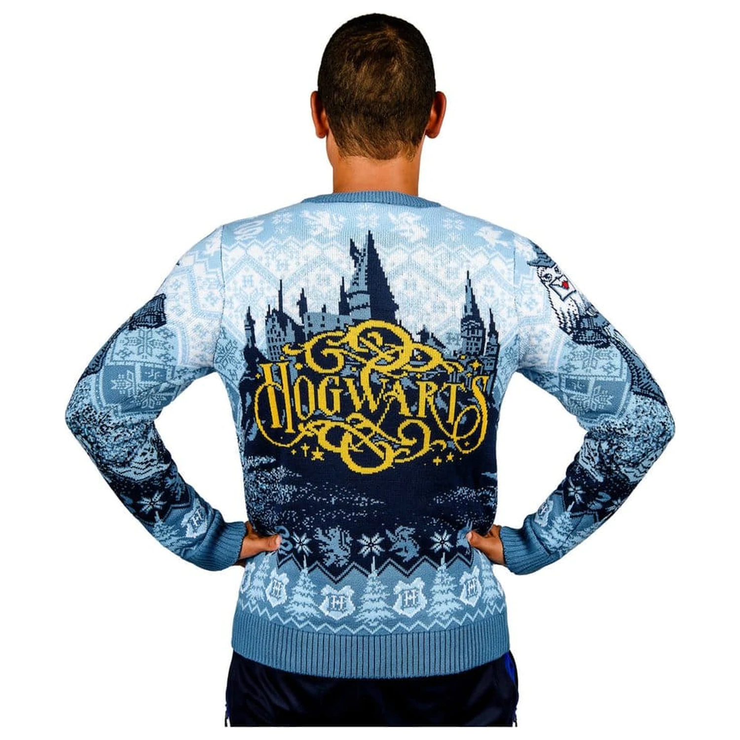Harry Potter Hogwarts karácsonyi pulóver termékfotó