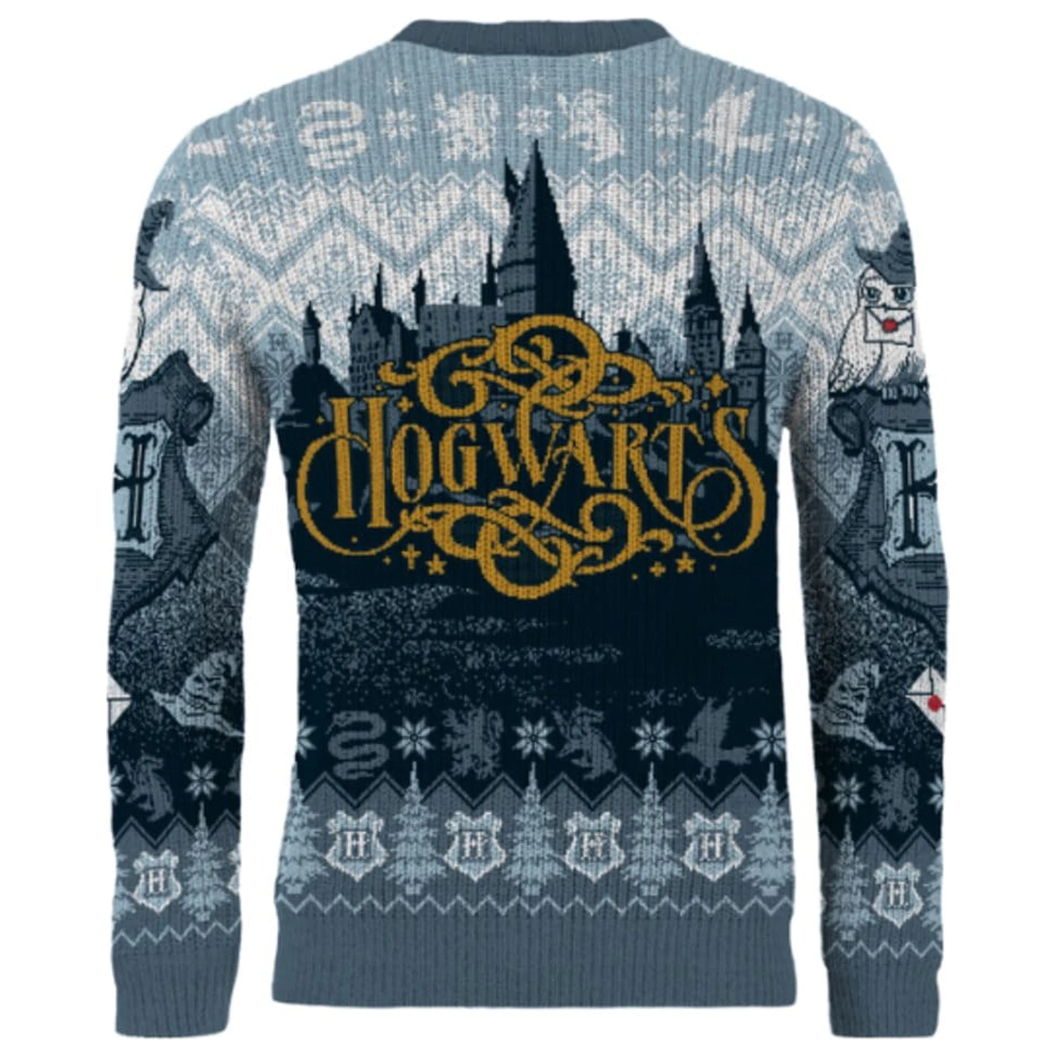 Harry Potter Hogwarts karácsonyi pulóver termékfotó