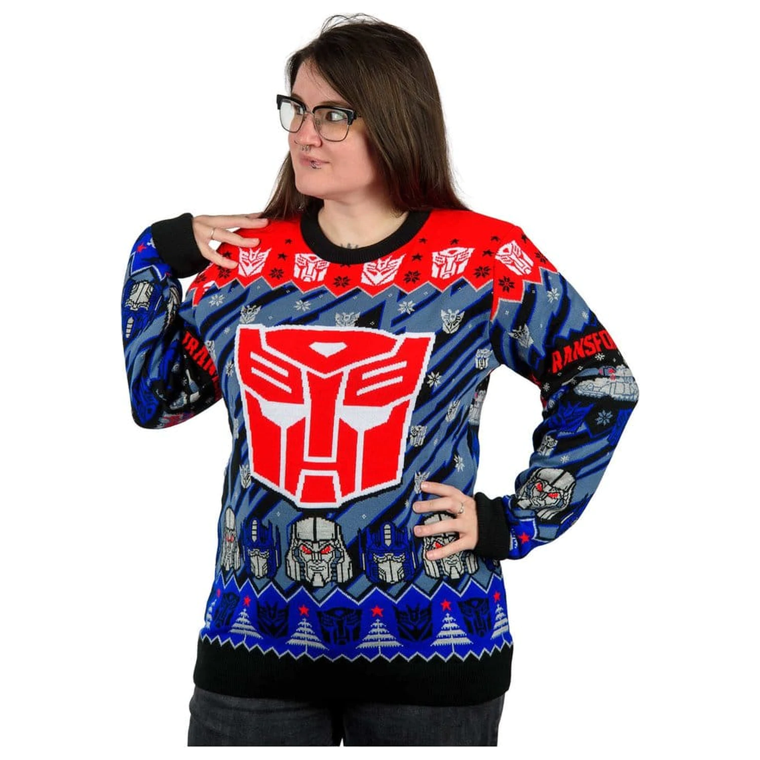 Transformers karácsonyi pulóver termékfotó