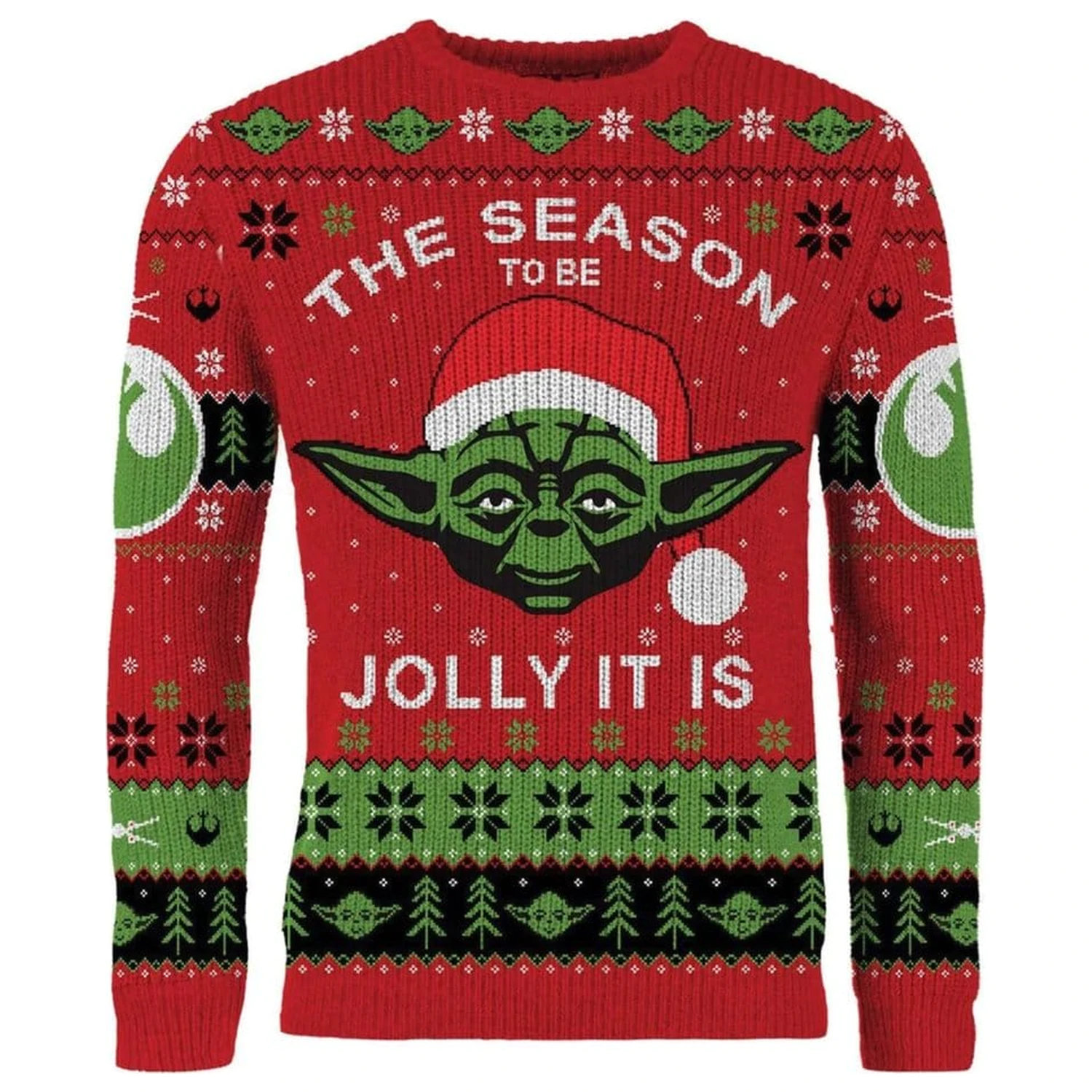Star Wars Yoda karácsonyi pulóver termékfotó