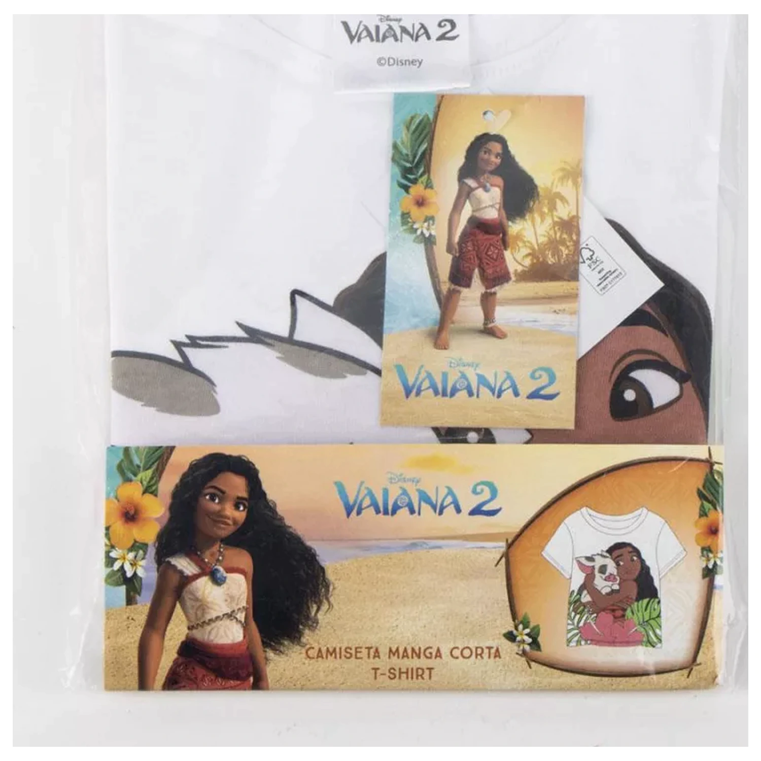 Disney Vaiana Pua gyerek rövid póló, felső  termékfotó