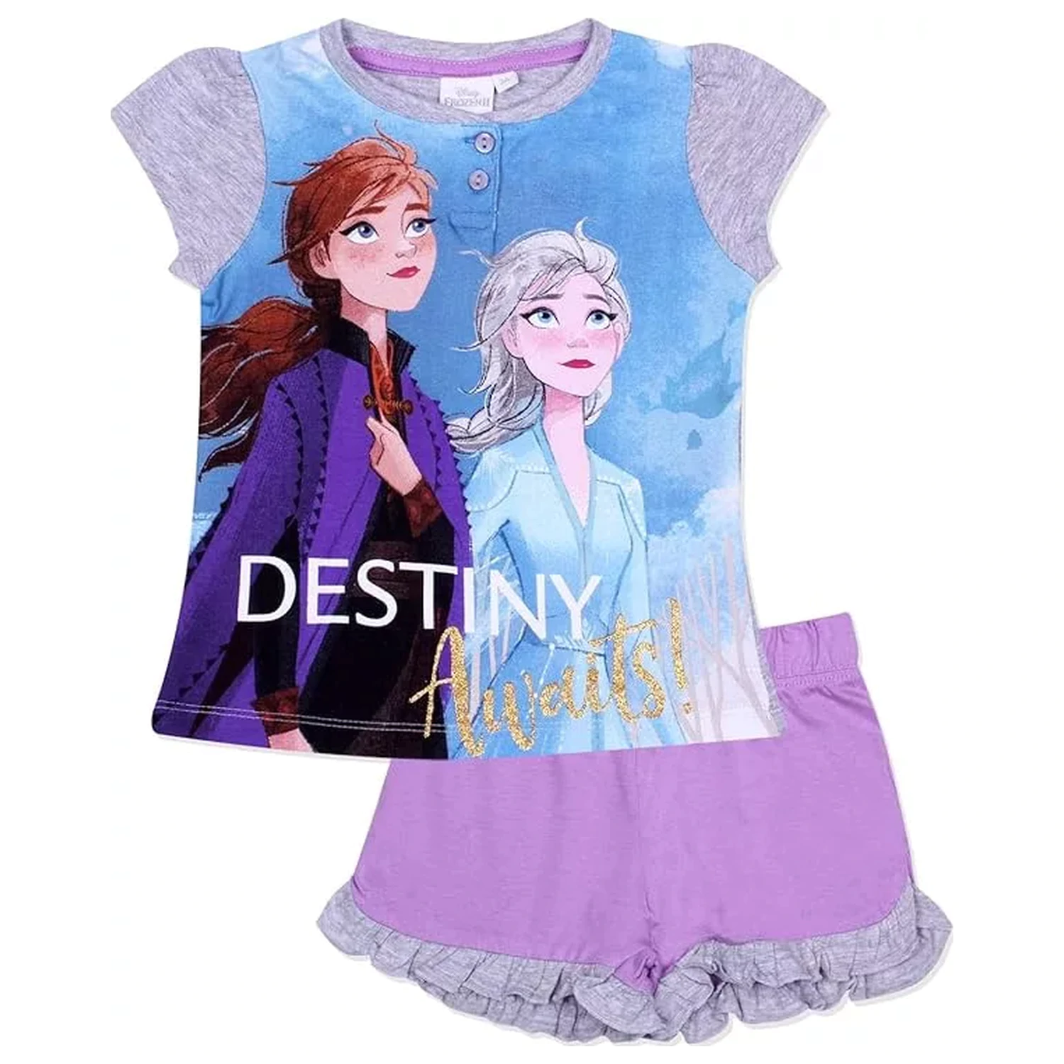 Disney Jégvarázs Destiny Awaits gyerek rövid pizsama Díszdobozban termékfotó