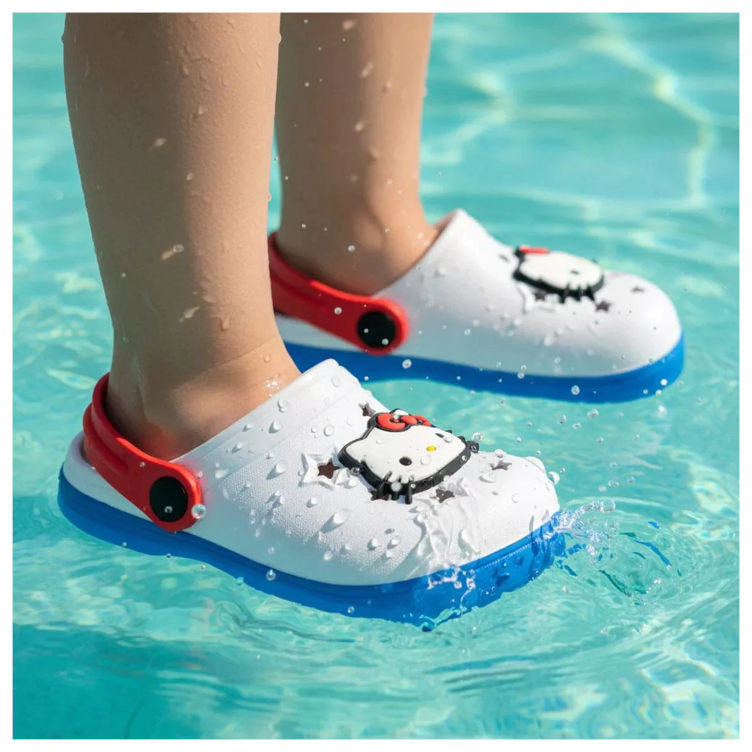 Hello Kitty Stars Premium gyerek papucs, clog  termékfotó