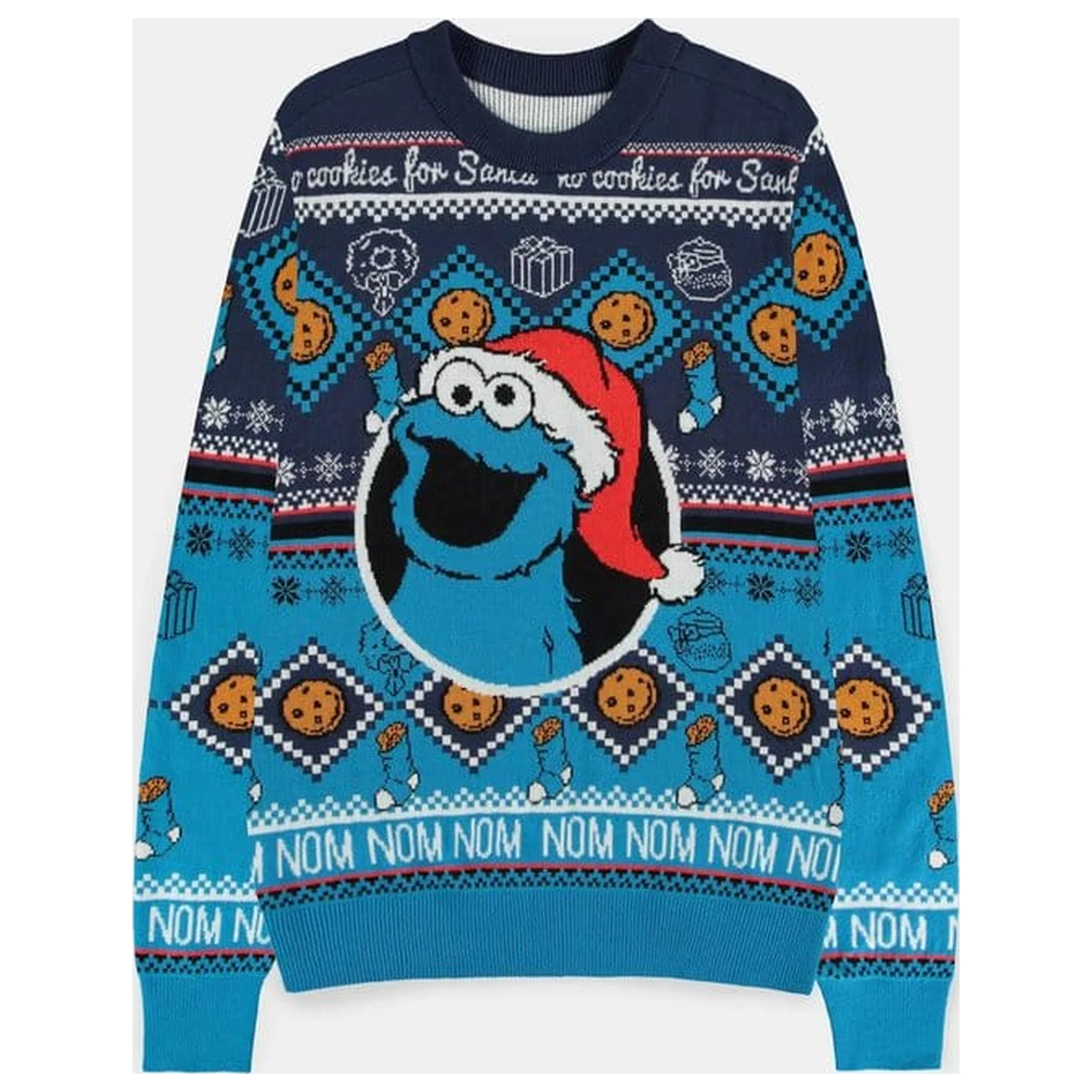 Sesame Street karácsonyi pulóver Cookie Monster  termékfotó