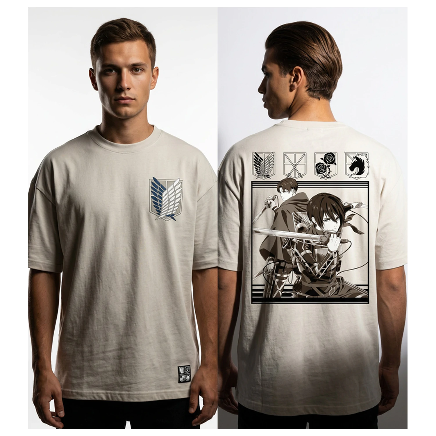 Attack on Titan Brigade Special Oversize póló termékfotó