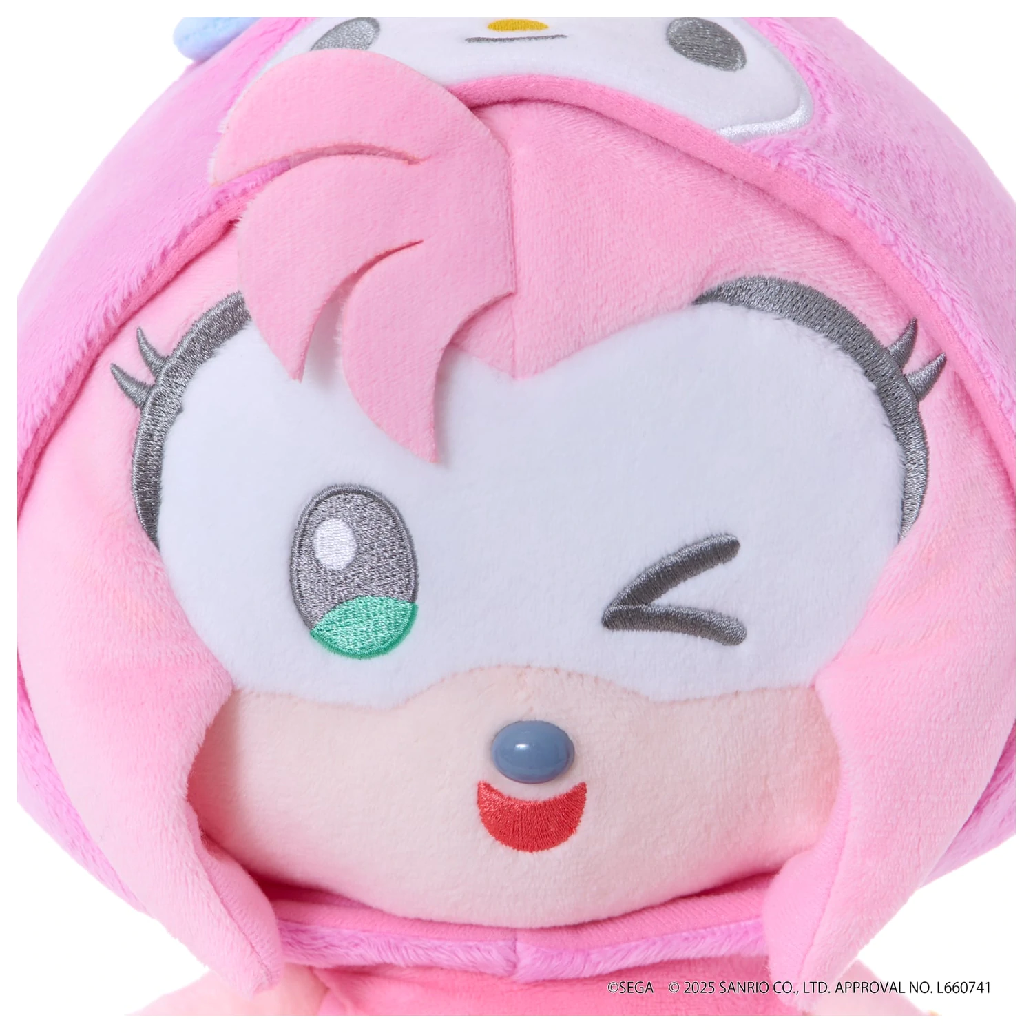 Sonic & Friends x Sanrio Amy x My Melody plüss 24cm termékfotó