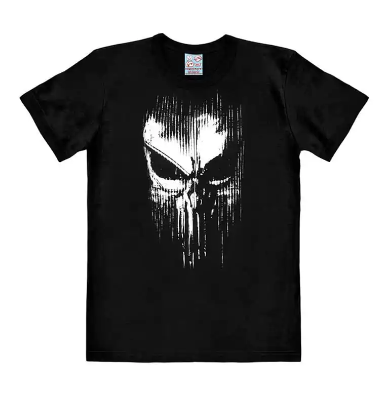 Marvel Punisher - Striped Skull Easy Fit póló termékfotó