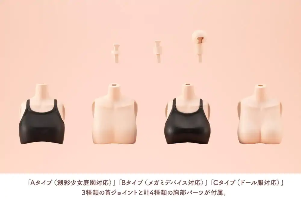 Sousai Shojo Teien kiegészítő csomag 1/10 akciófigurákhoz Dress Up Body Body Color C Size S termékfotó
