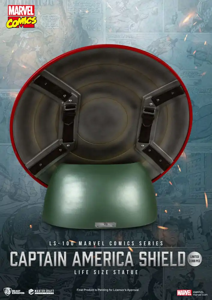 Marvel Comics PVC Captain America  Shield Life Size Satue 64 cm termékfotó