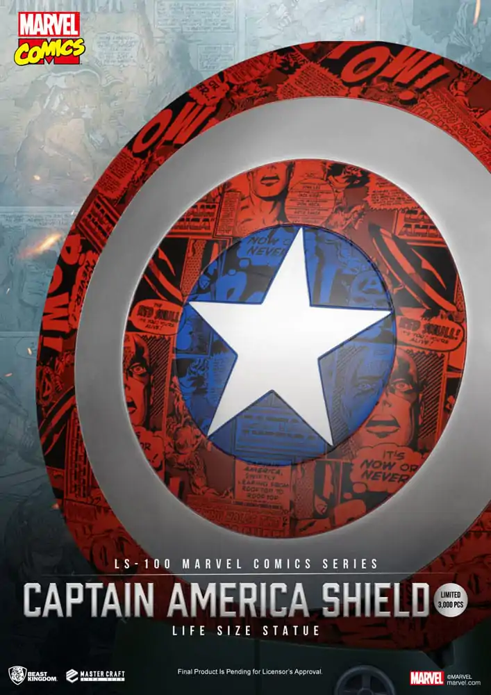Marvel Comics PVC Captain America  Shield Life Size Satue 64 cm termékfotó