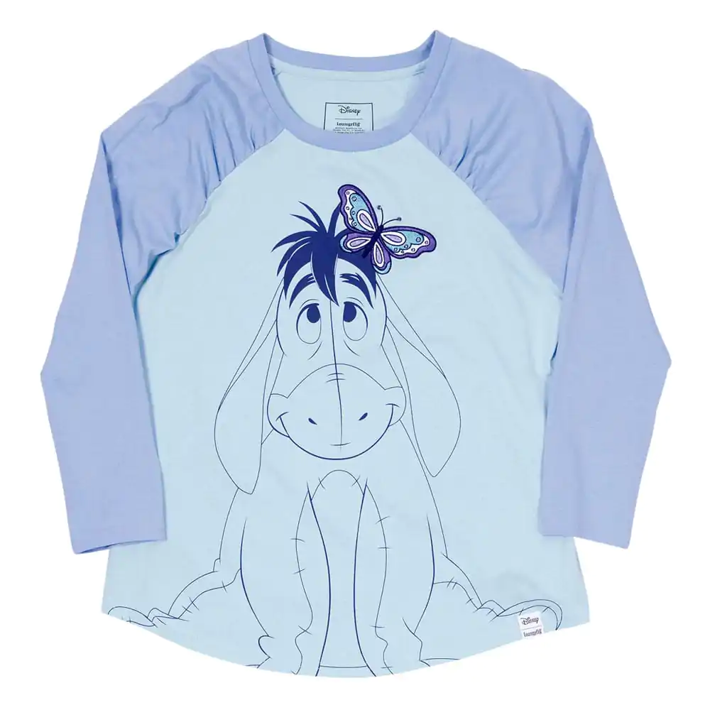 Winnie the Pooh Eeyore Shirred Raglan Unisex póló  termékfotó