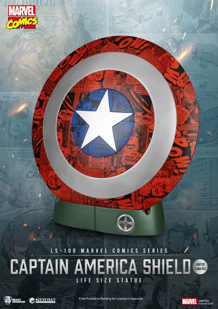 Marvel Comics PVC Captain America  Shield Life Size Satue 64 cm termékfotó