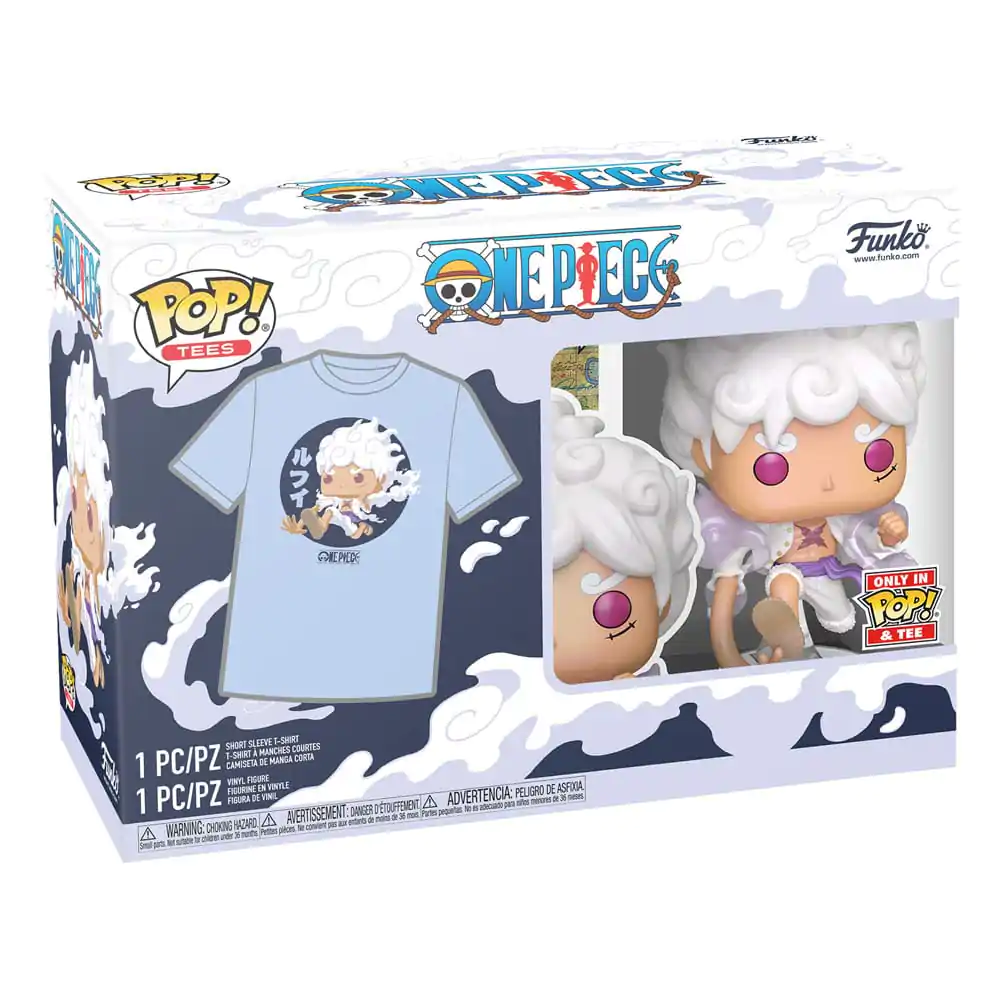 Funko POP! & Tee Box One Piece figura és póló csomag Luffy Fifth Gear termékfotó