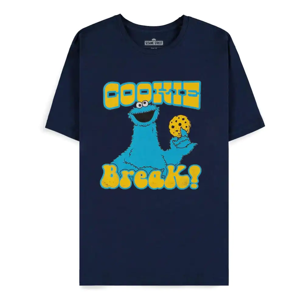 Sesame Street Cookie Monster Navy Cookie Break póló termékfotó