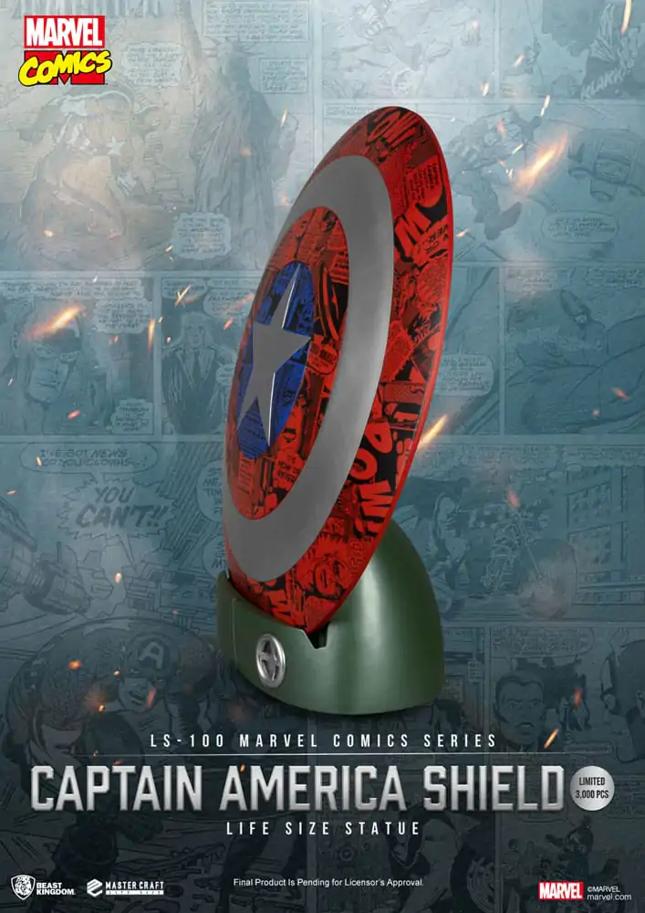 Marvel Comics PVC Captain America  Shield Life Size Satue 64 cm termékfotó